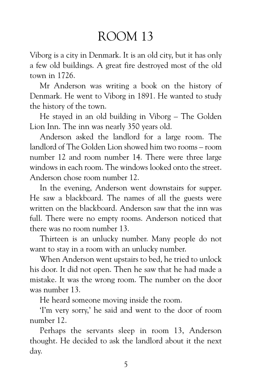 mr room 13 (no cd) ele