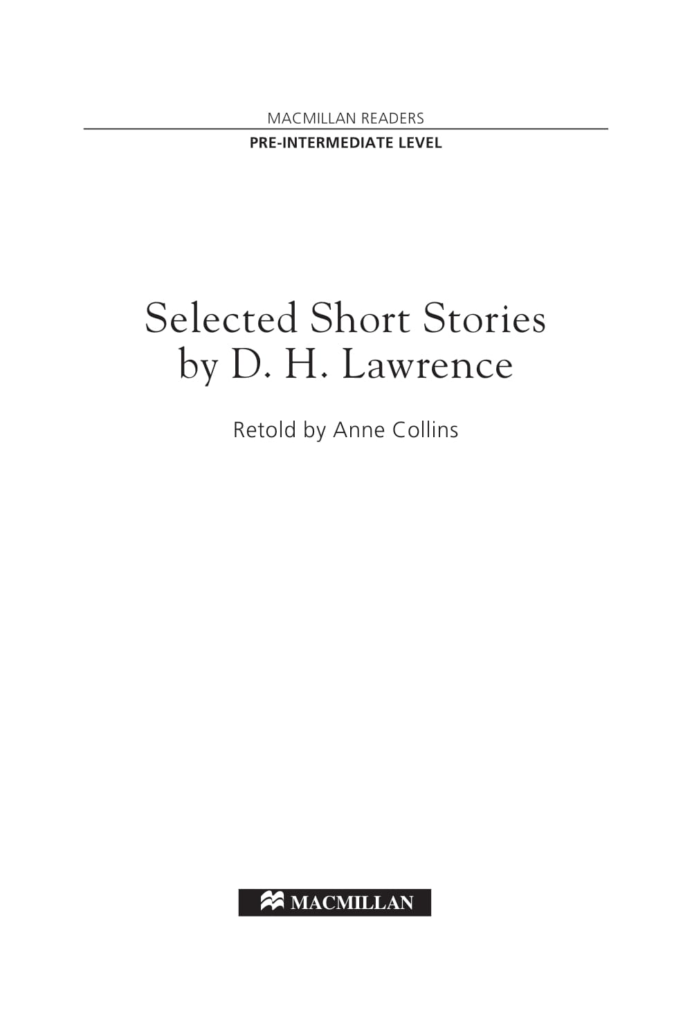 mr selected stories pre intermediate ( no cd )
