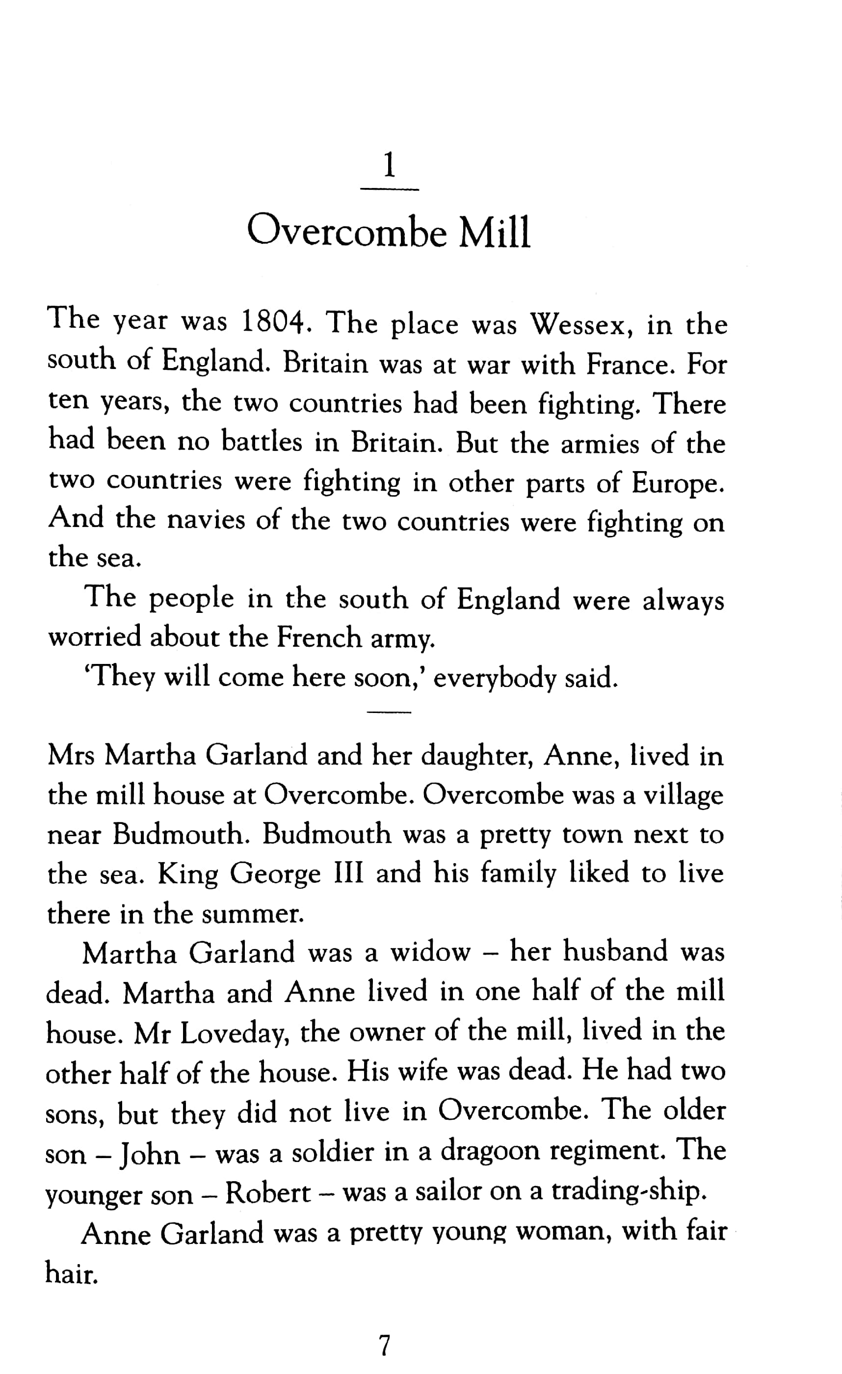 mr; trumpet major the beg