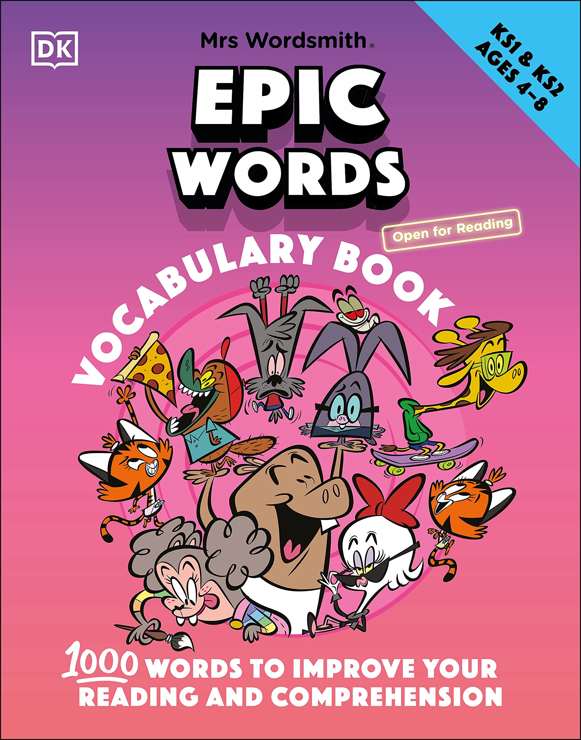 mrs wordsmith epic words vocabulary book, ages 4-8 (key stages 1-2) : 1,000 words to improve your reading and comprehension