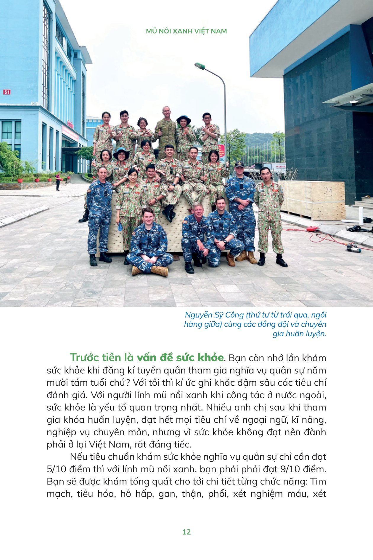 mũ nồi xanh việt nam - người đi gieo hạt hòa bình