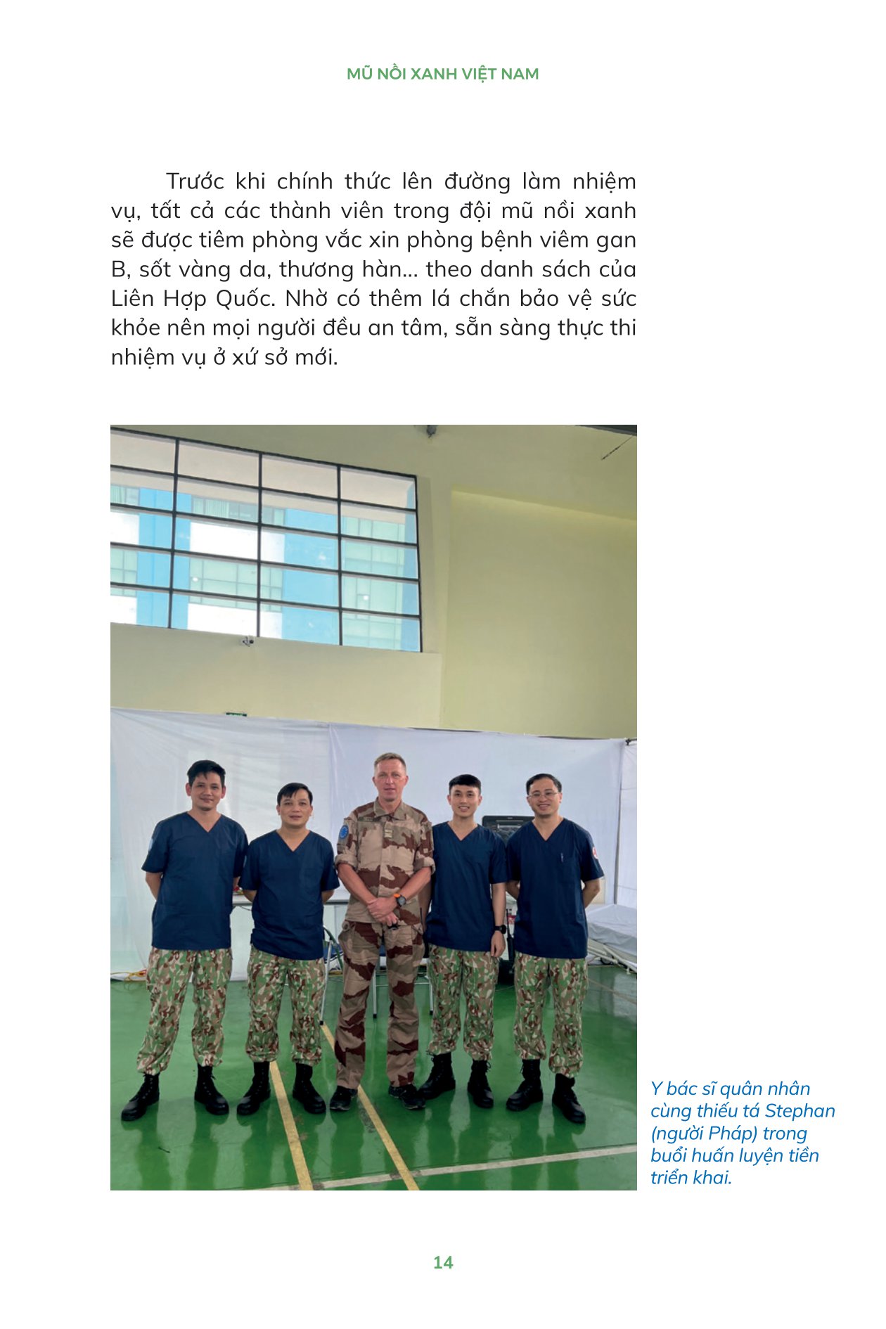 mũ nồi xanh việt nam - người đi gieo hạt hòa bình