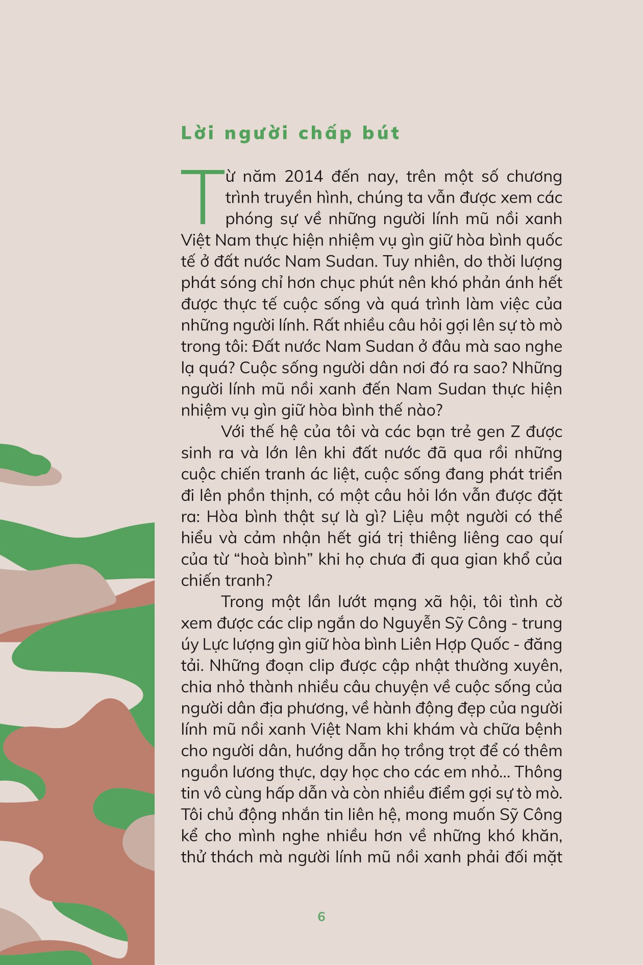 mũ nồi xanh việt nam - người đi gieo hạt hòa bình