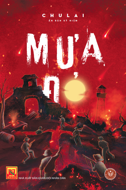 Mưa Đỏ - Ấn Bản Kỷ Niệm - Bìa Cứng - Tặng Kèm Bookmark + Móc Khoá Phone Charm Chibi Hình Tiểu Đội 1 Random 1 Trong 7 Mẫu