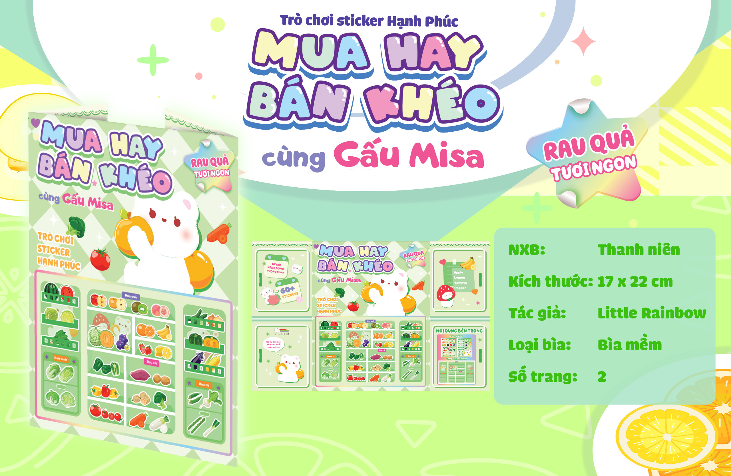 mua hay bán khéo cùng gấu misa - rau quả tươi ngon