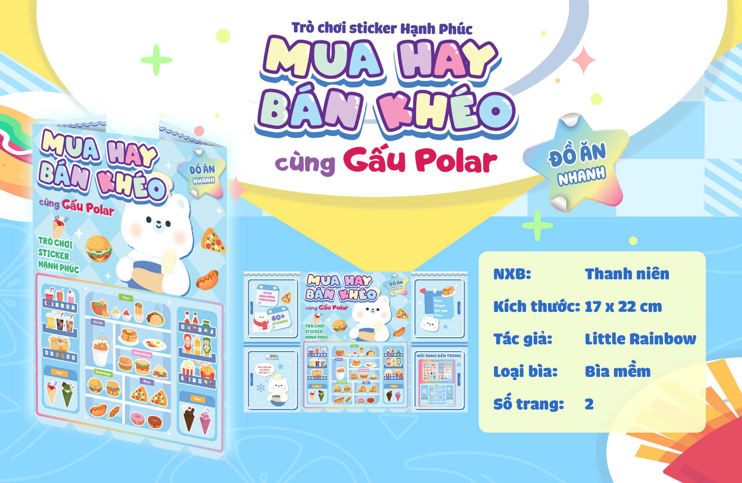 mua hay bán khéo cùng gấu polar - đồ ăn nhanh