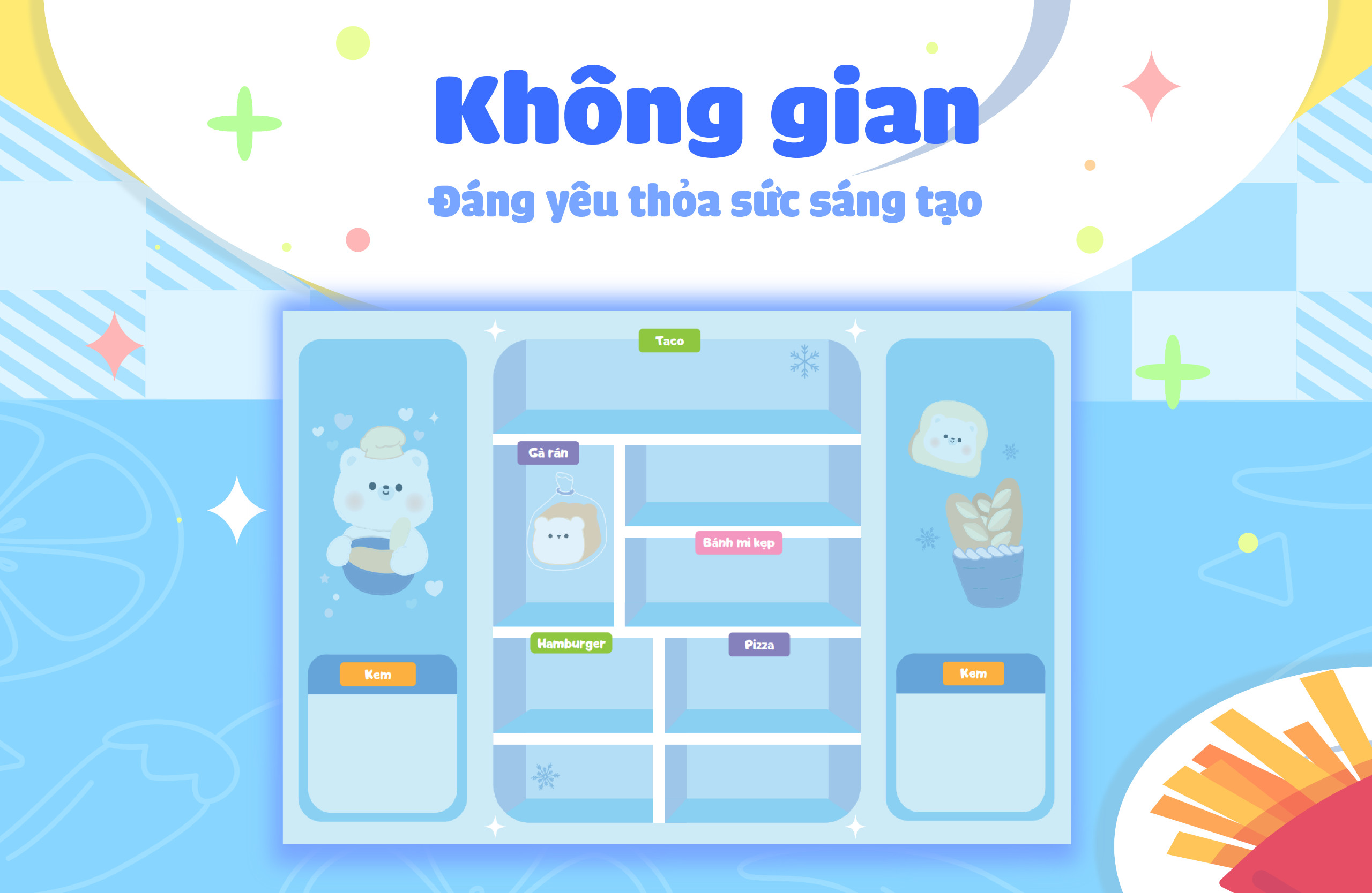 mua hay bán khéo cùng gấu polar - đồ ăn nhanh
