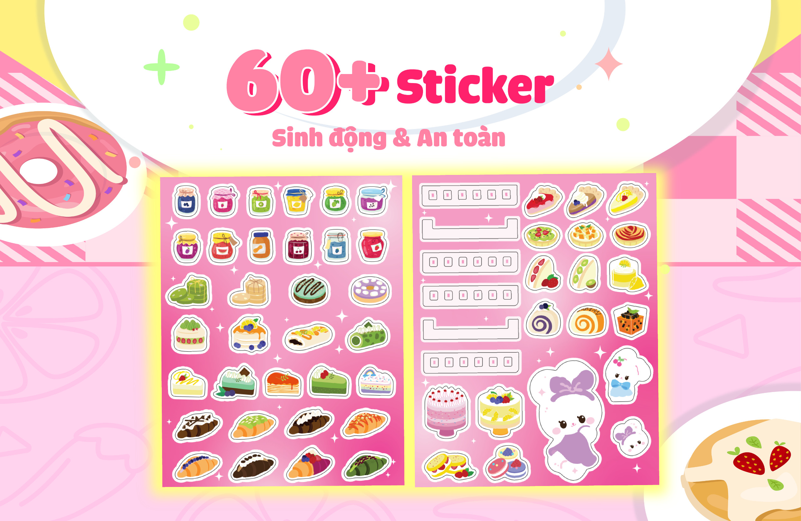 mua hay bán khéo cùng thỏ miki - tủ bánh ngọt ngào