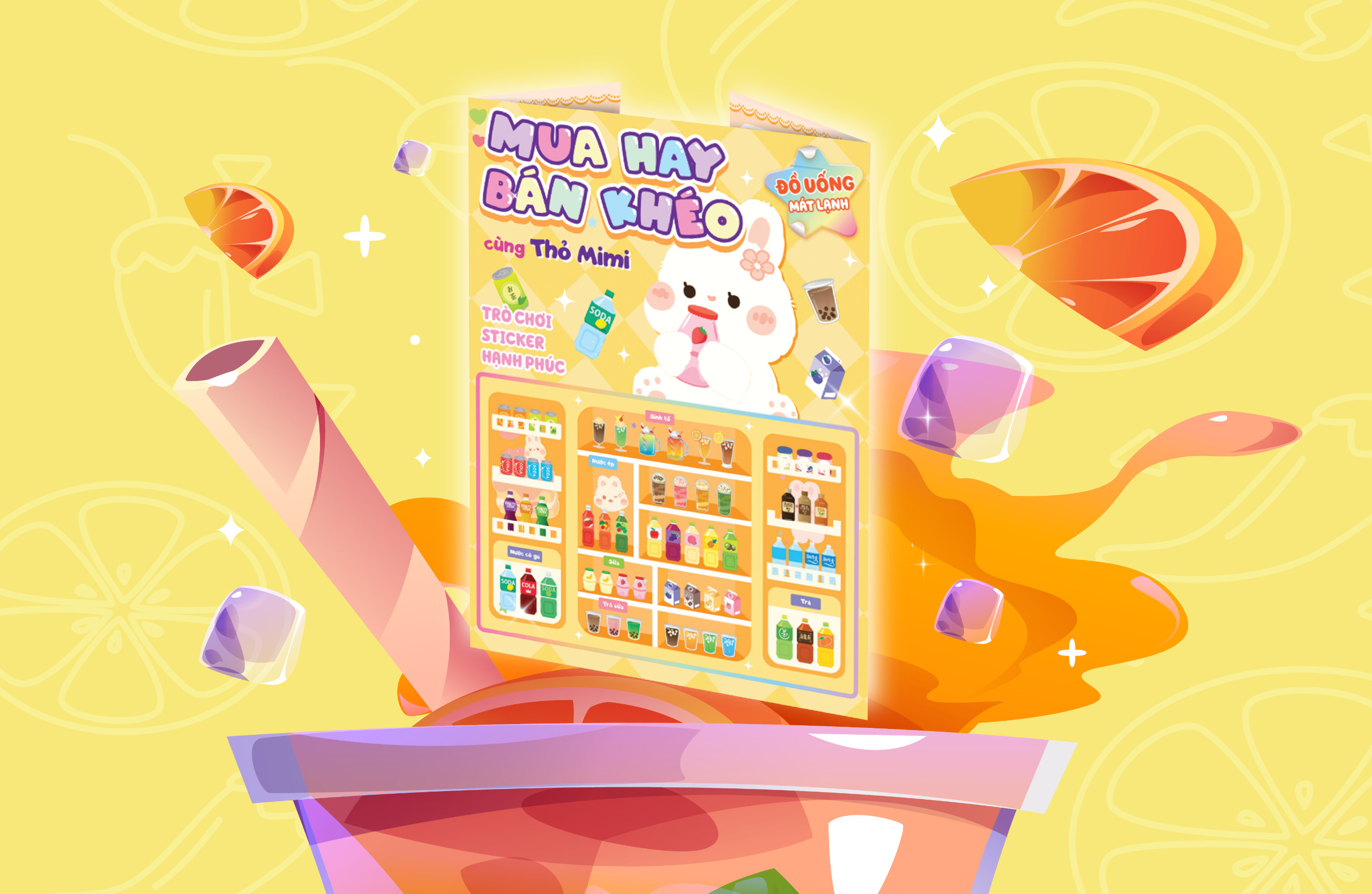 mua hay bán khéo cùng thỏ mimi - đồ uống mát lạnh