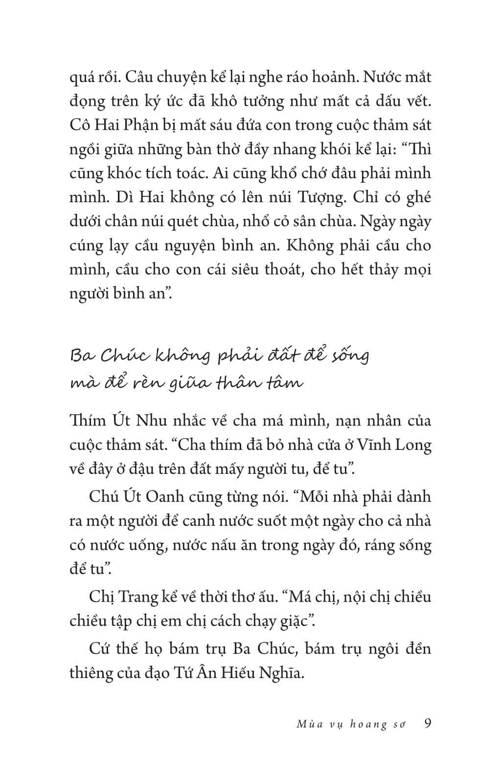 mùa hoa trên những lối sông