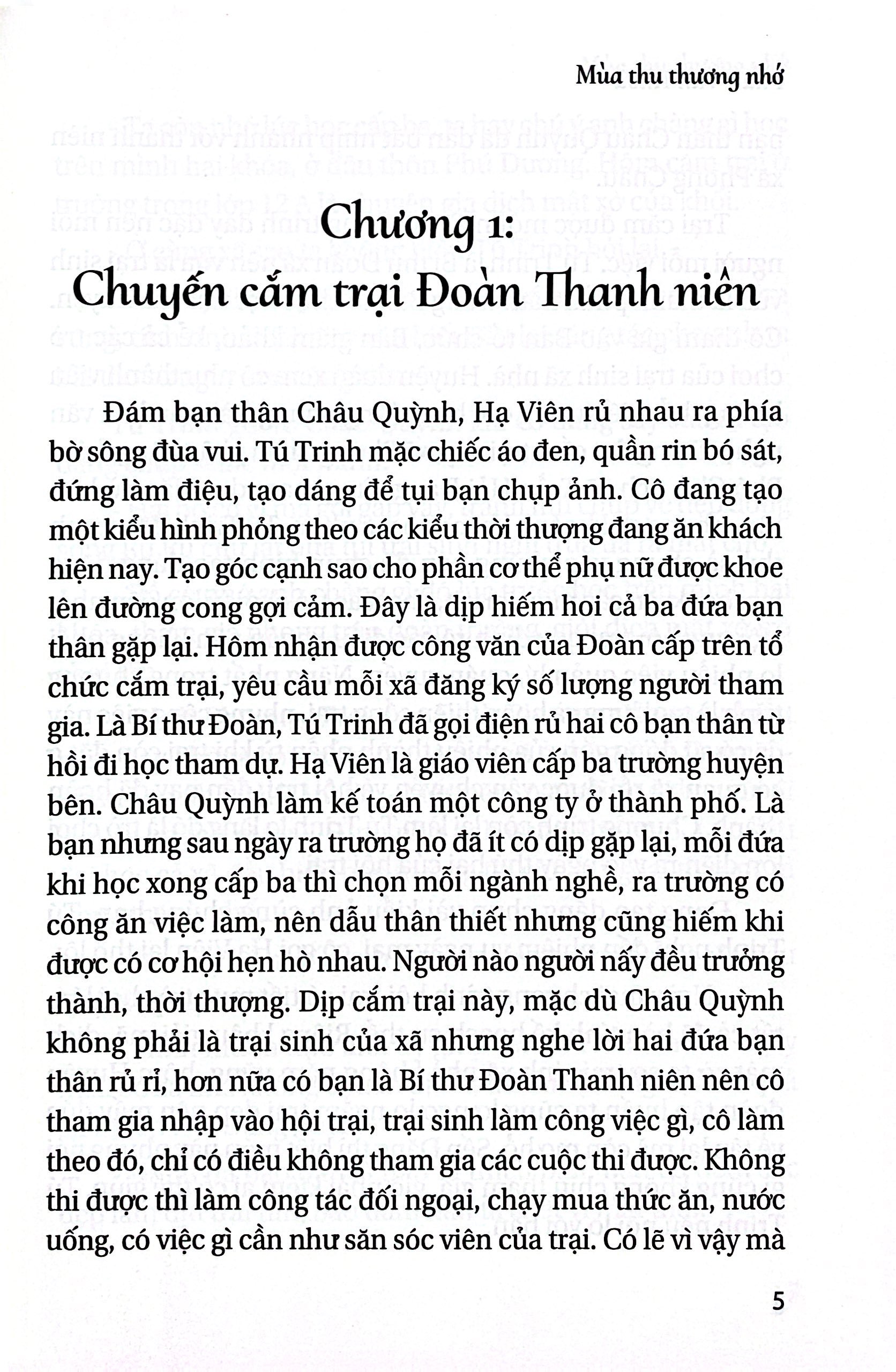 Mùa Thu Thương Nhớ
