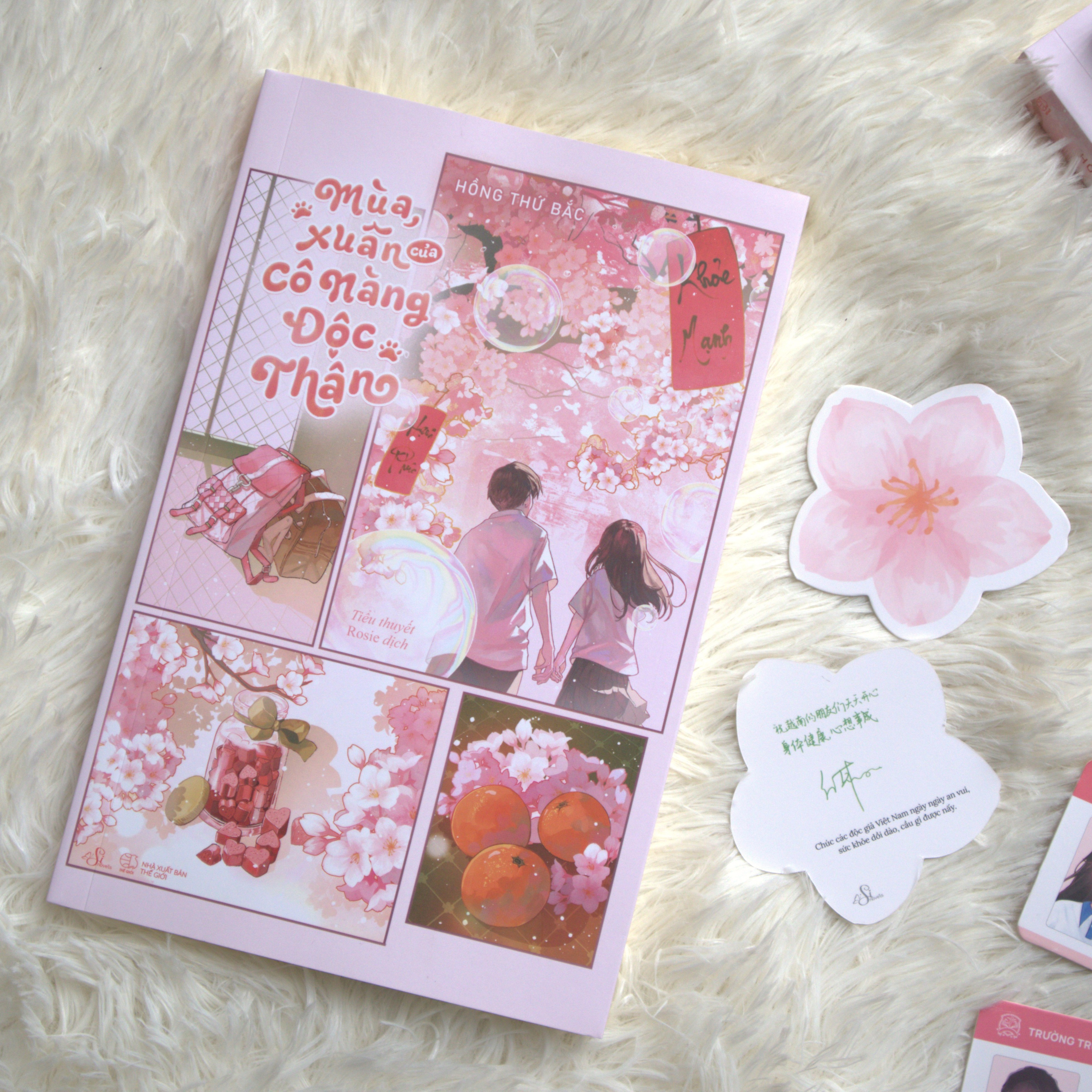 Mùa Xuân Của Cô Nàng Độc Thân - Bản Đặc Biệt - Tặng Kèm 1 Bookmark Bồi Cứng Có Chữ Ký Tác Giả + 2 Thẻ Học Sinh Bồi Cứng Art Độc Quyền + Dây Móc Điện Thoại