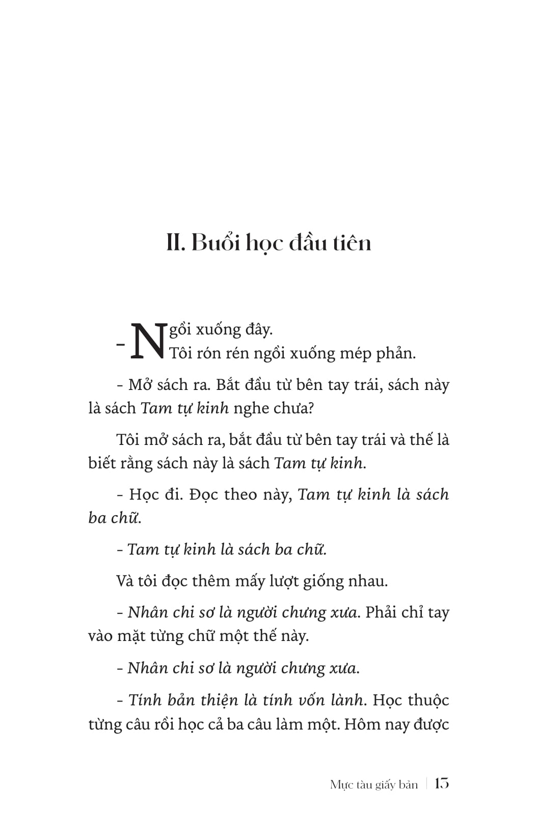 mực tàu giấy bản