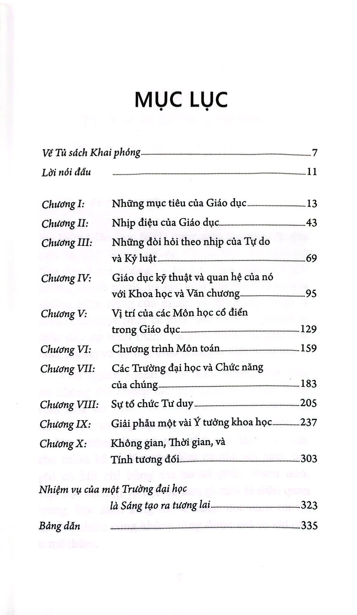 mục tiêu giáo dục và các tiểu luận khác - the aims of education and other essays