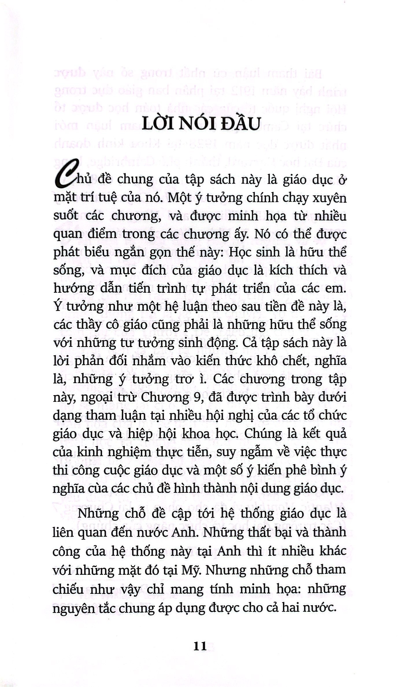 mục tiêu giáo dục và các tiểu luận khác - the aims of education and other essays