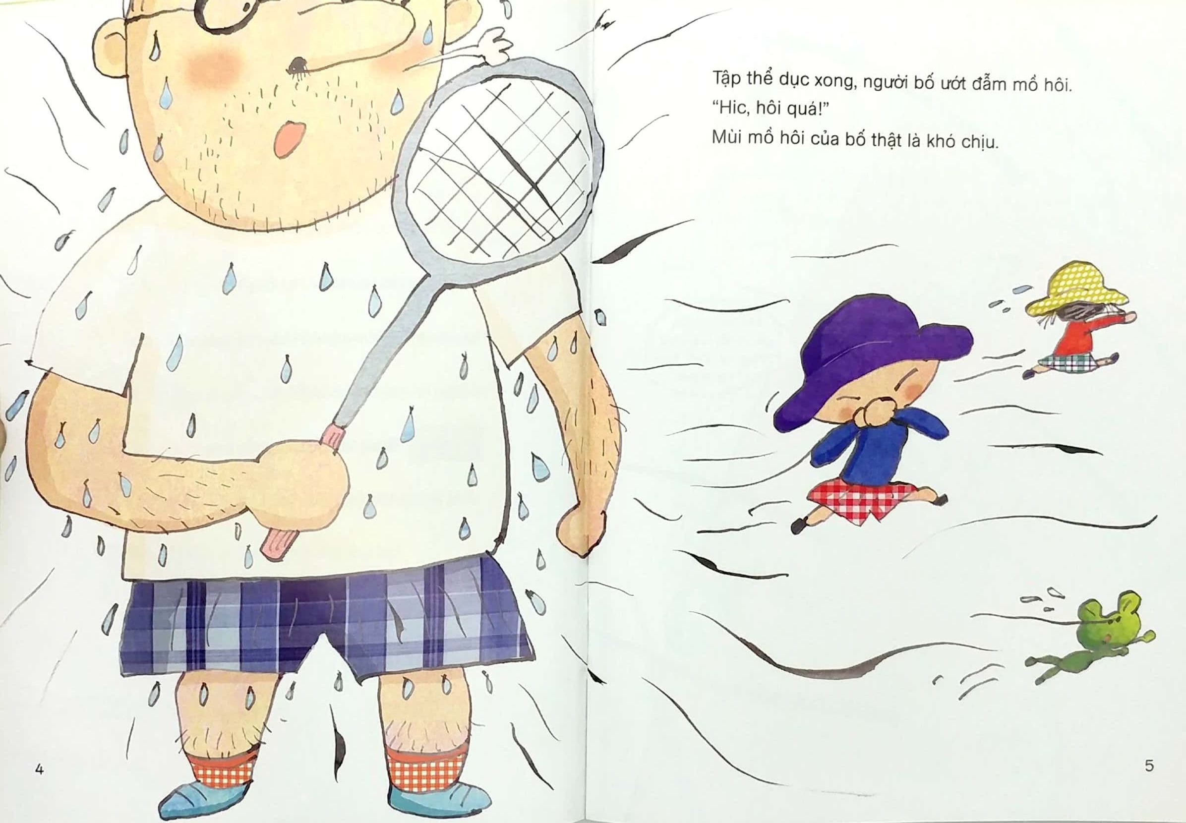 mùi gì thế nhỉ? - mồ hôi