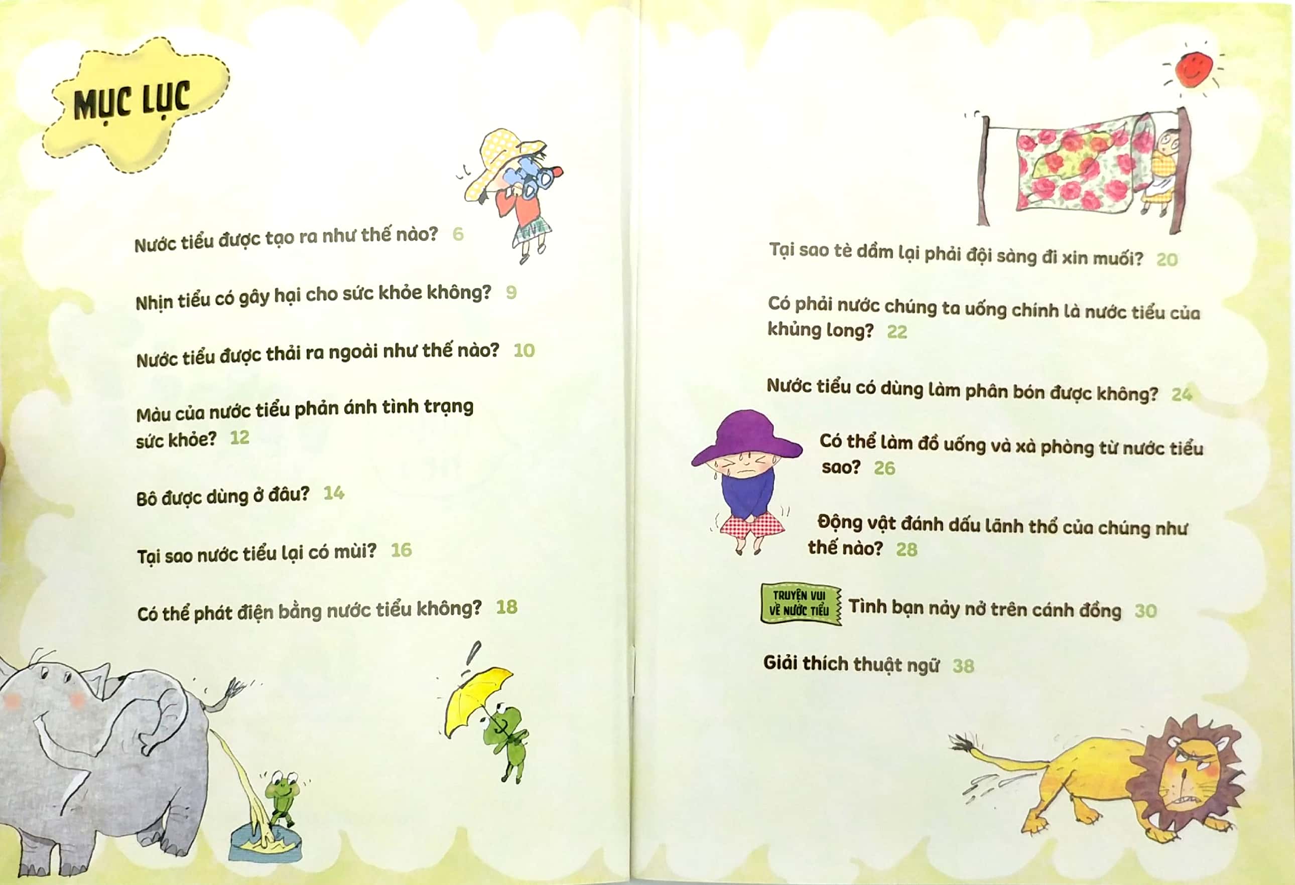 mùi gì thế nhỉ? - nước tiểu