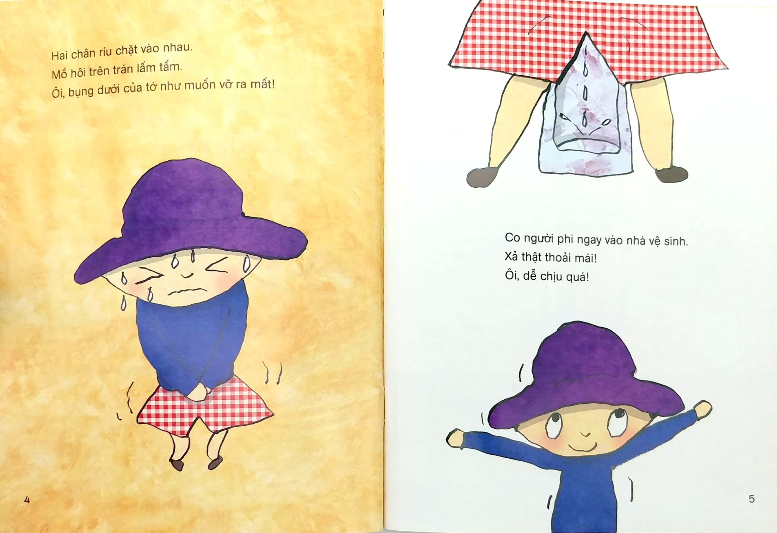 mùi gì thế nhỉ? - nước tiểu