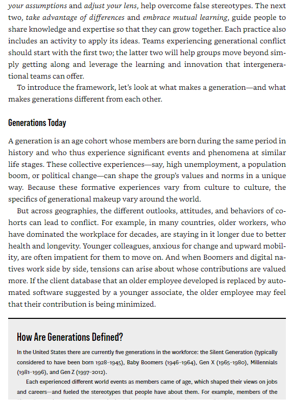 multigenerational workplace (hbr insights)