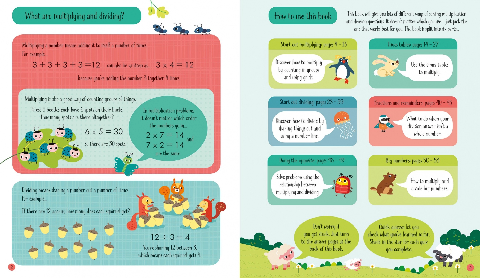 multiplying and dividing activity book