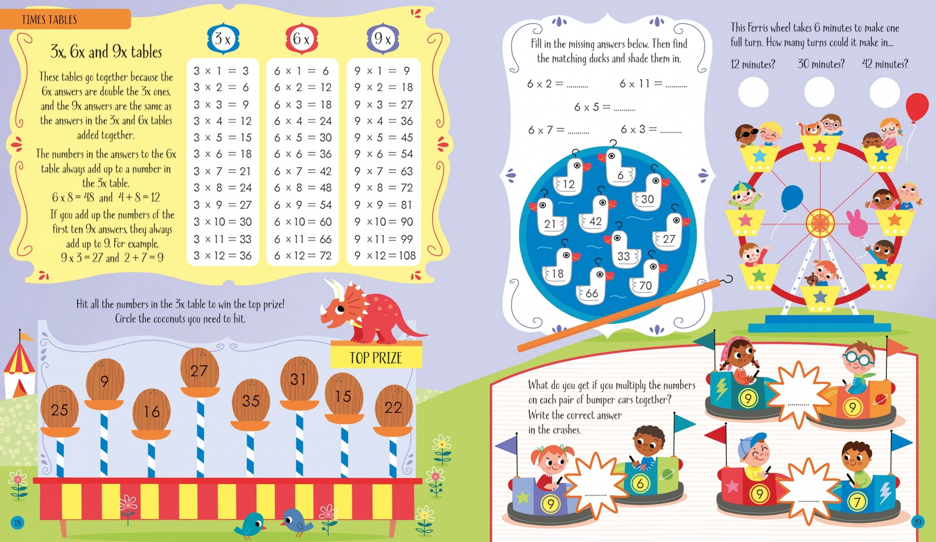 multiplying and dividing activity book