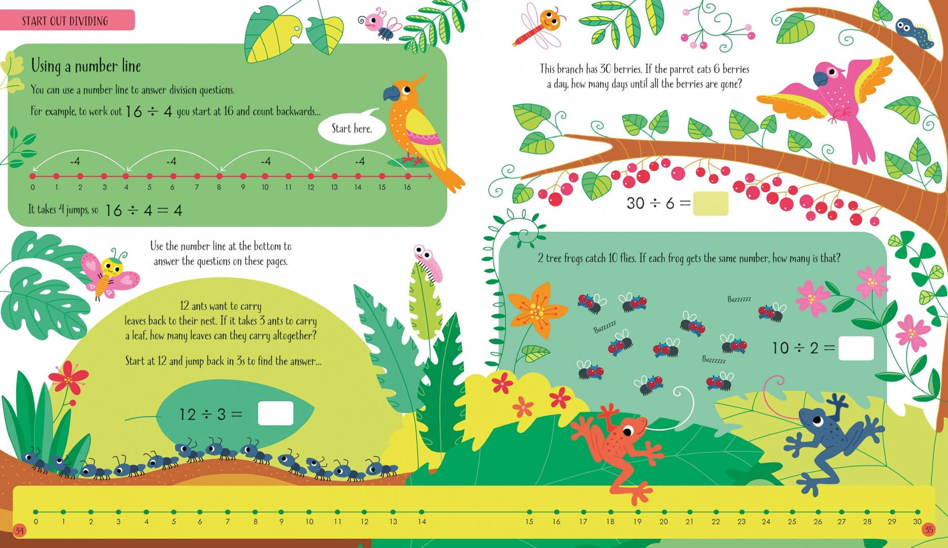 multiplying and dividing activity book