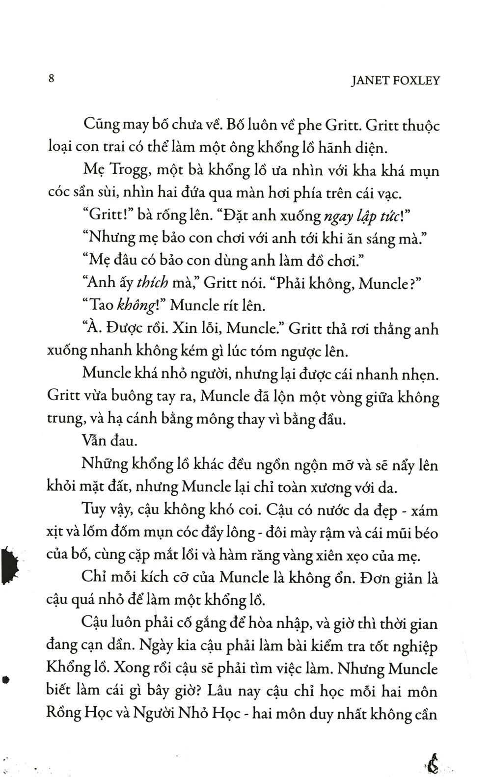 muncle trogg - cậu khổng lồ tí hon