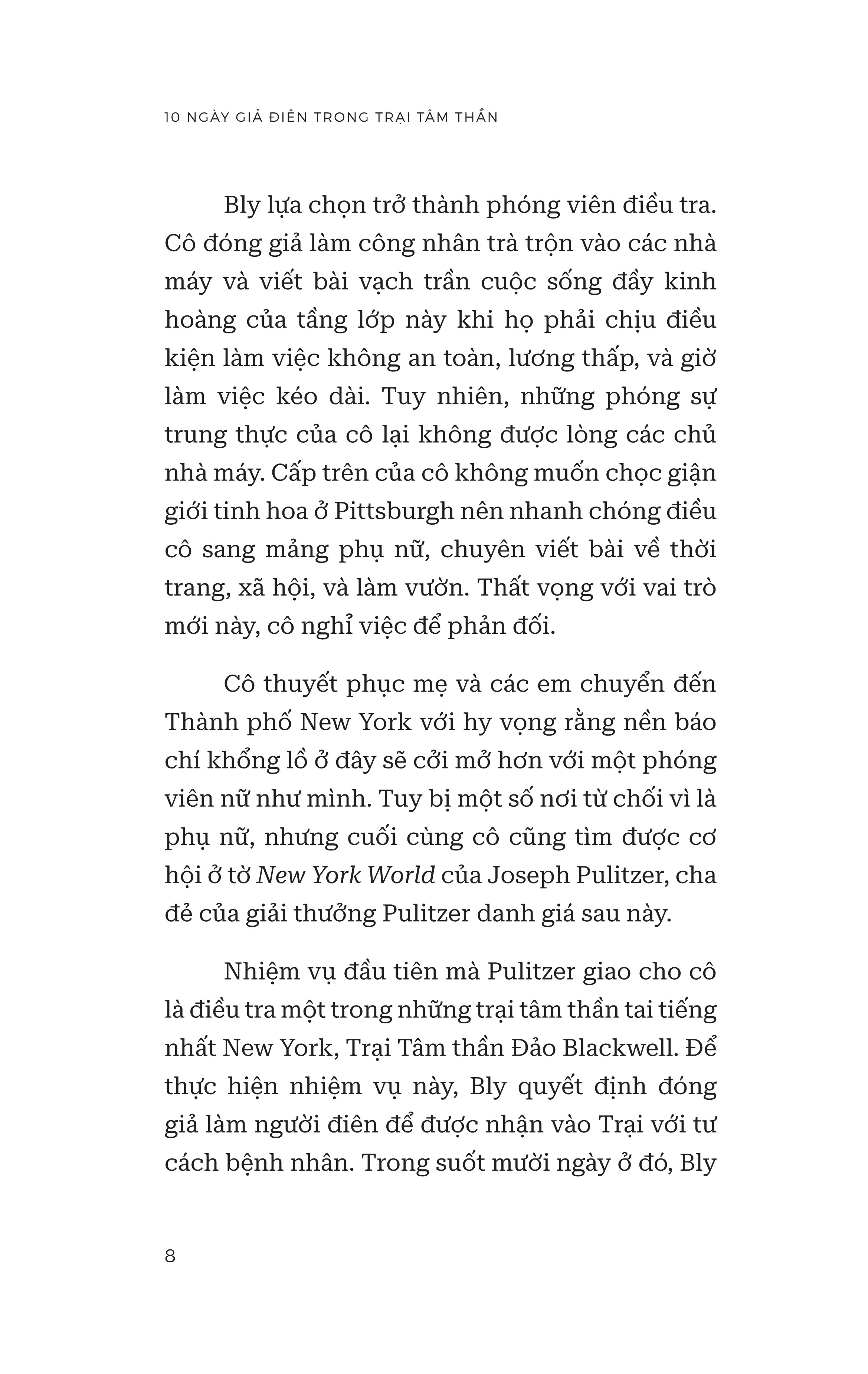 mười ngày giả điên trong trại tâm thần