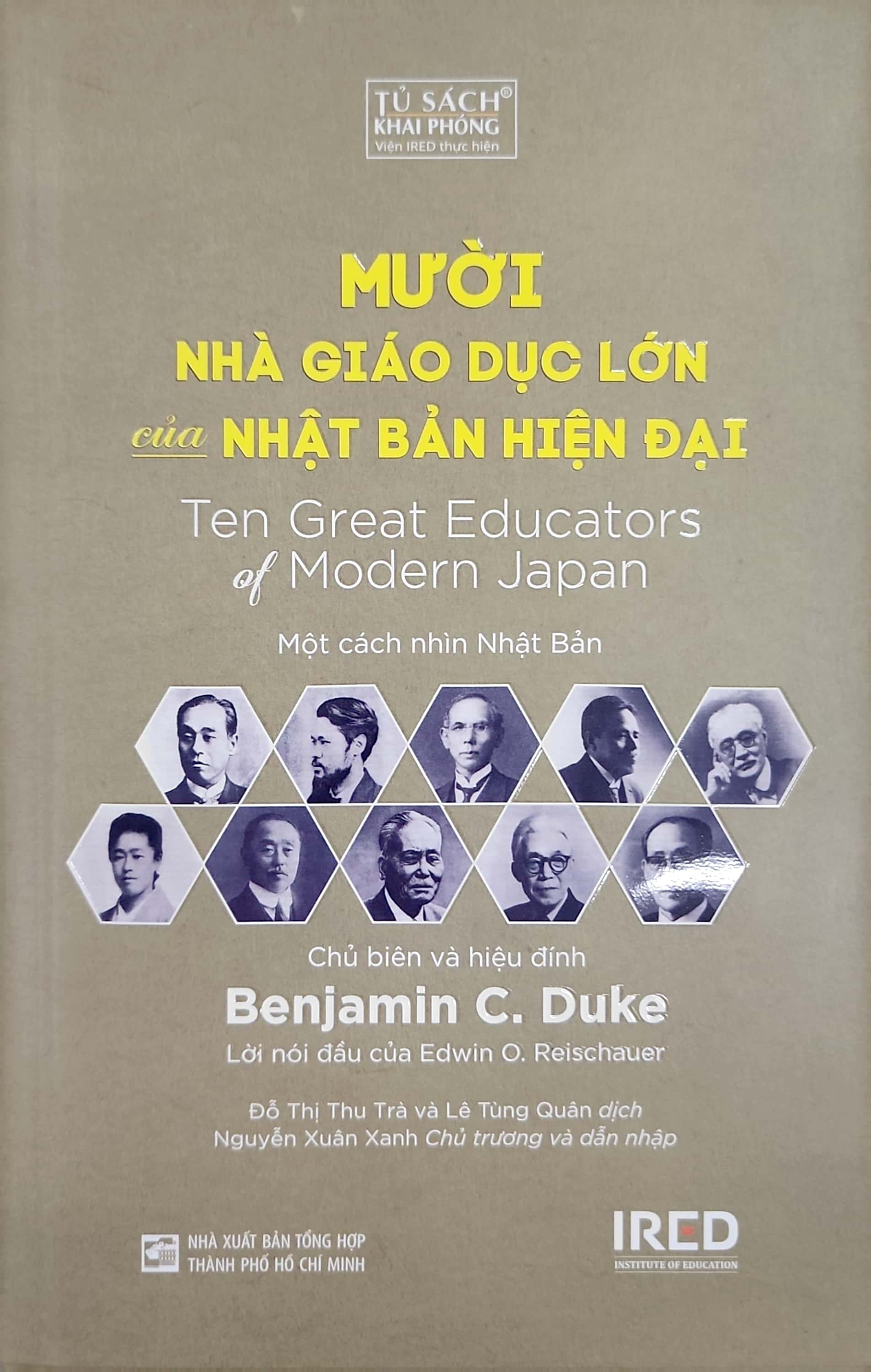 mười nhà giáo dục lớn của nhật bản hiện đại - một cách nhìn nhật bản - bìa cứng