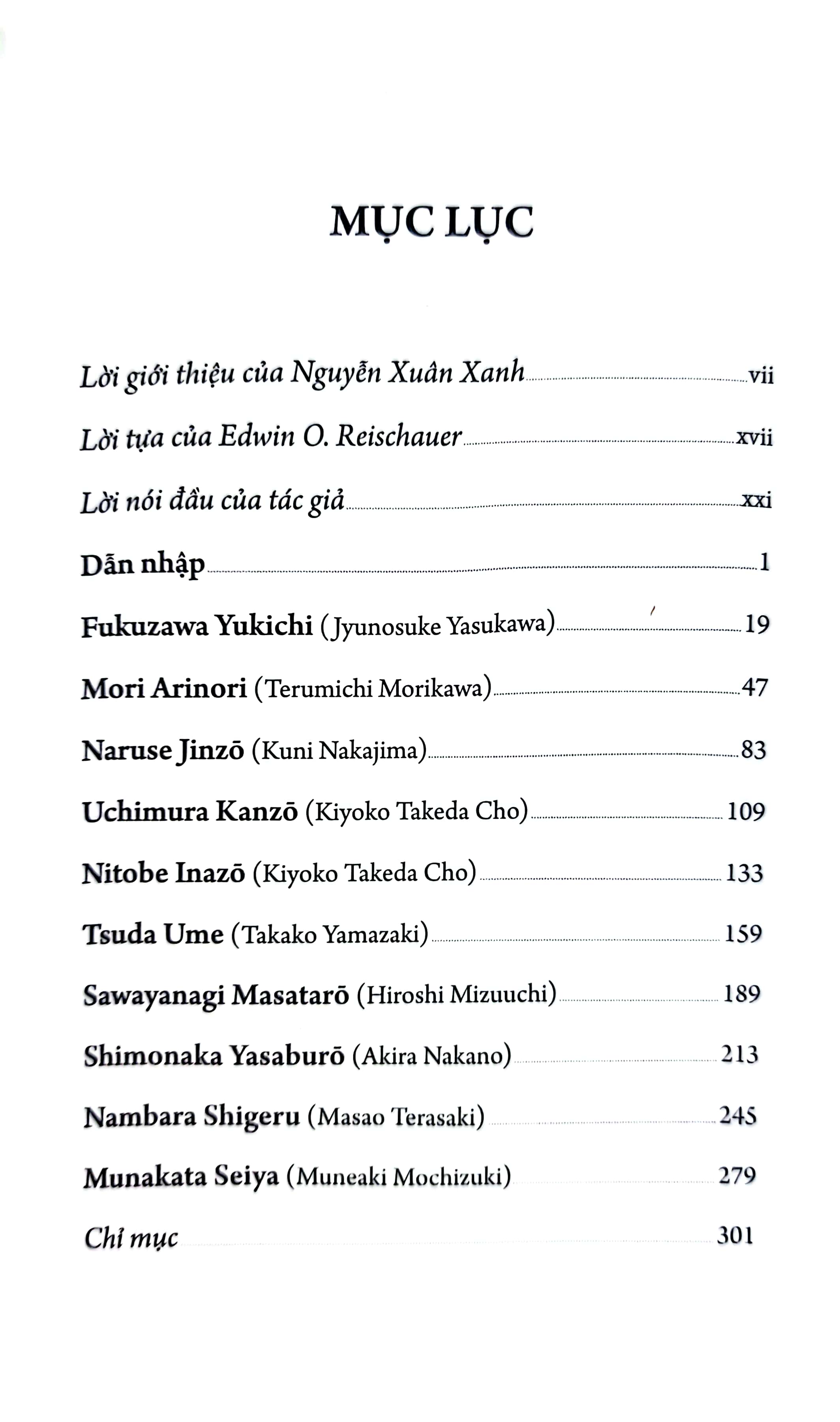 mười nhà giáo dục lớn của nhật bản hiện đại - một cách nhìn nhật bản - bìa cứng