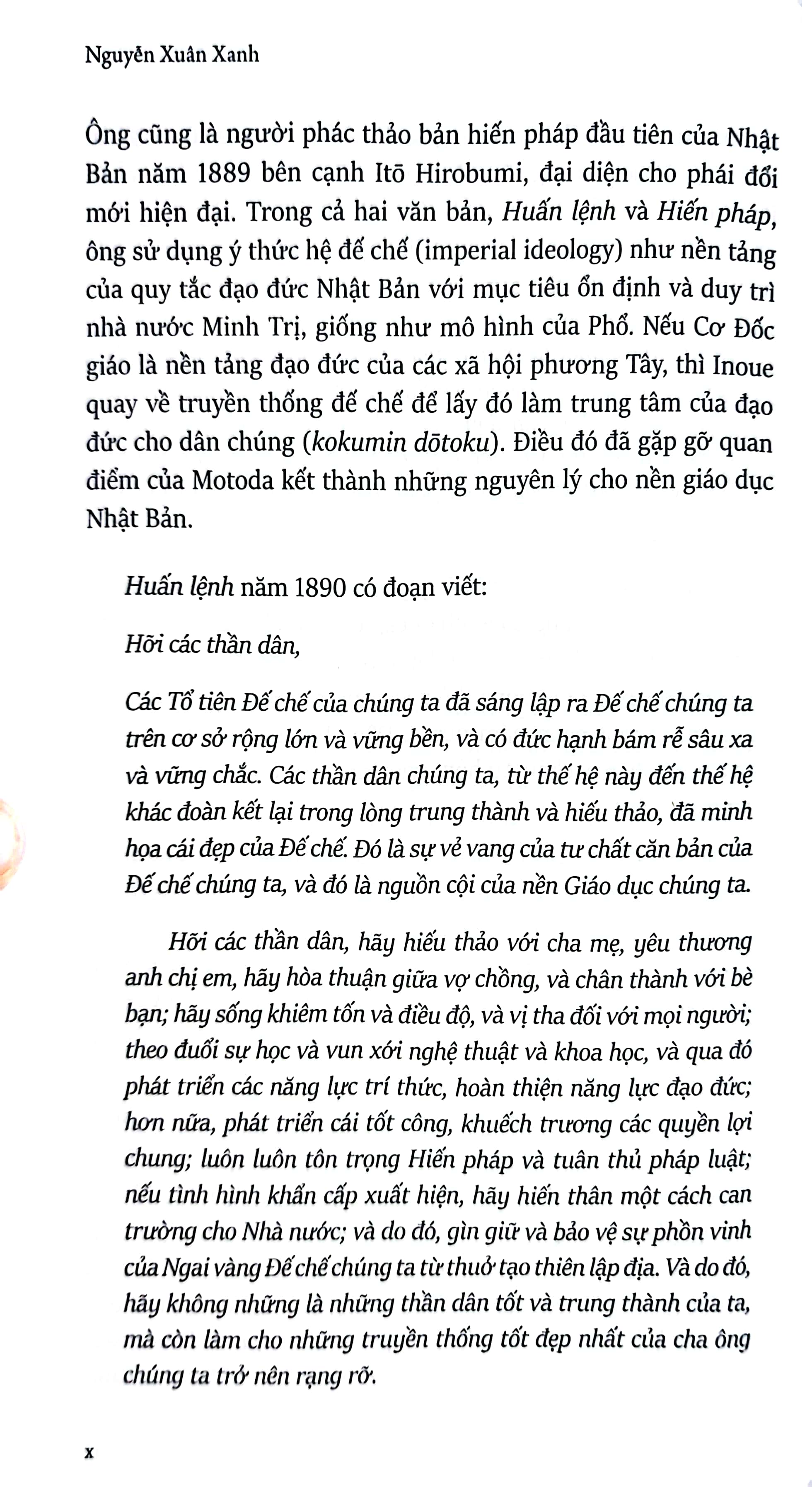mười nhà giáo dục lớn của nhật bản hiện đại - một cách nhìn nhật bản - bìa cứng