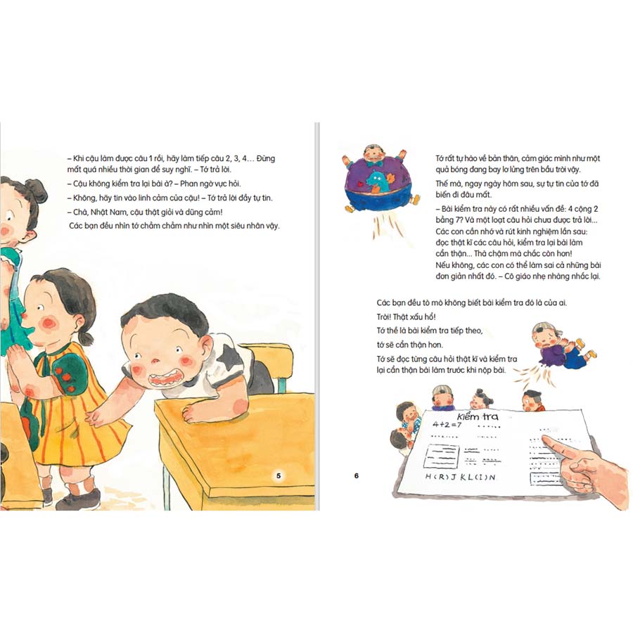 muốn học giỏi không khó - cẩn thận khi làm bài kiểm tra