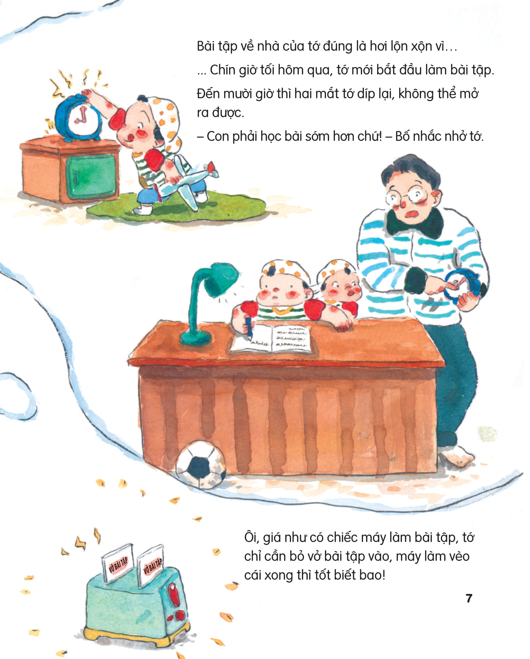 muốn học giỏi không khó - làm hết bài tập rồi mới chơi