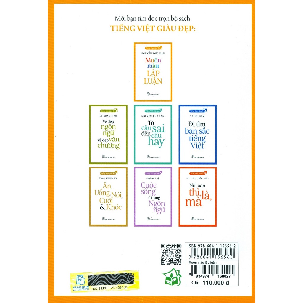 muôn màu lập luận - tiếng việt giàu đẹp