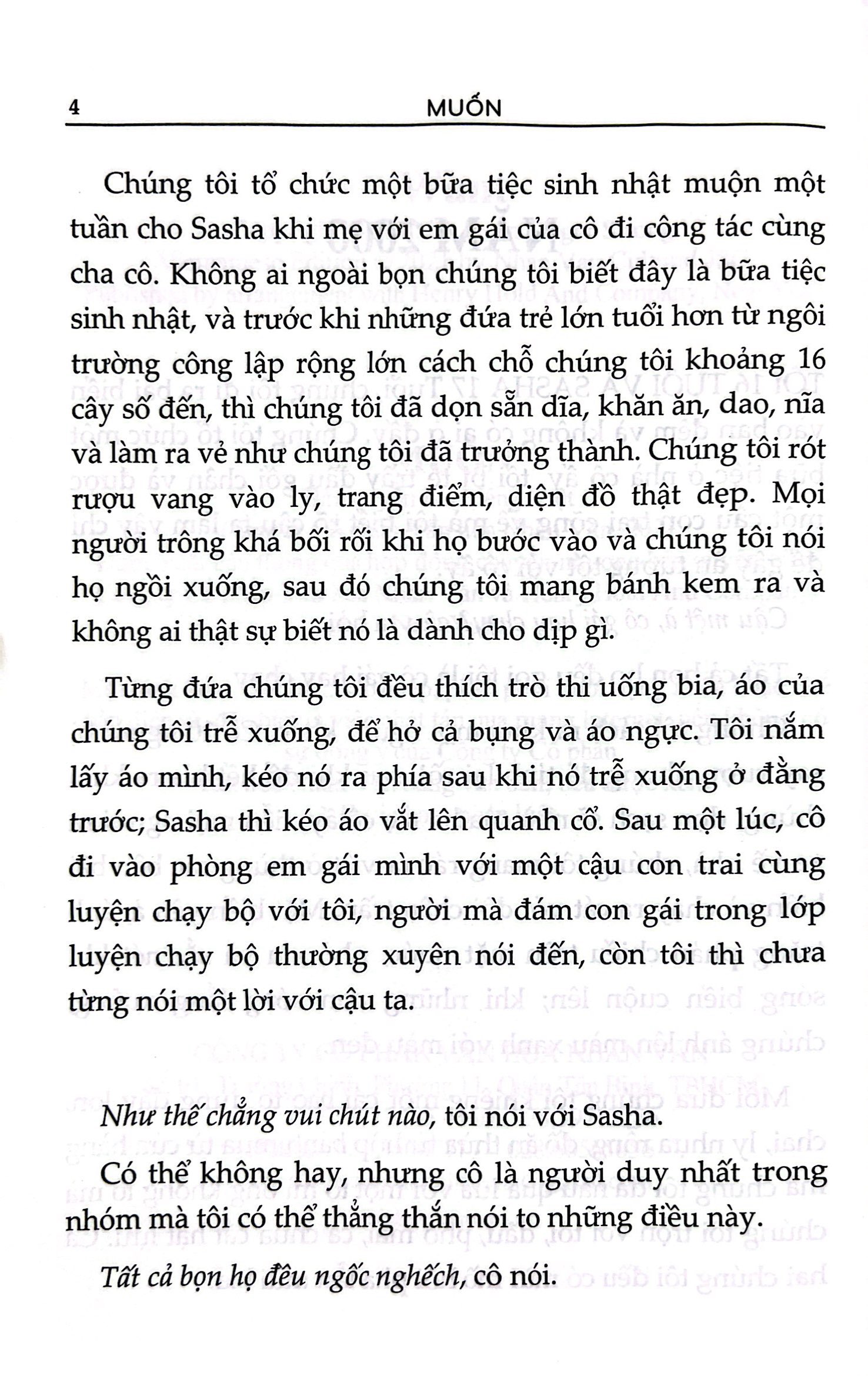 muốn - một tiểu thuyết