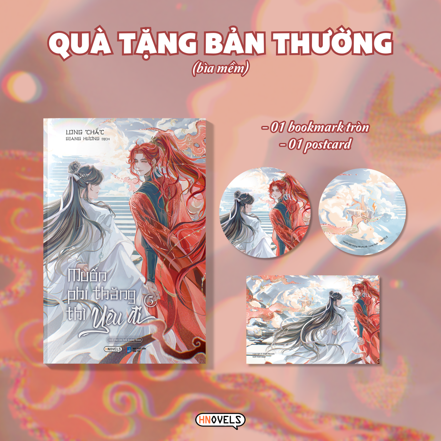 muốn phi thăng thì yêu đi - tập 5 - tặng kèm bookmark tròn hai mặt + postcard bồi cứng