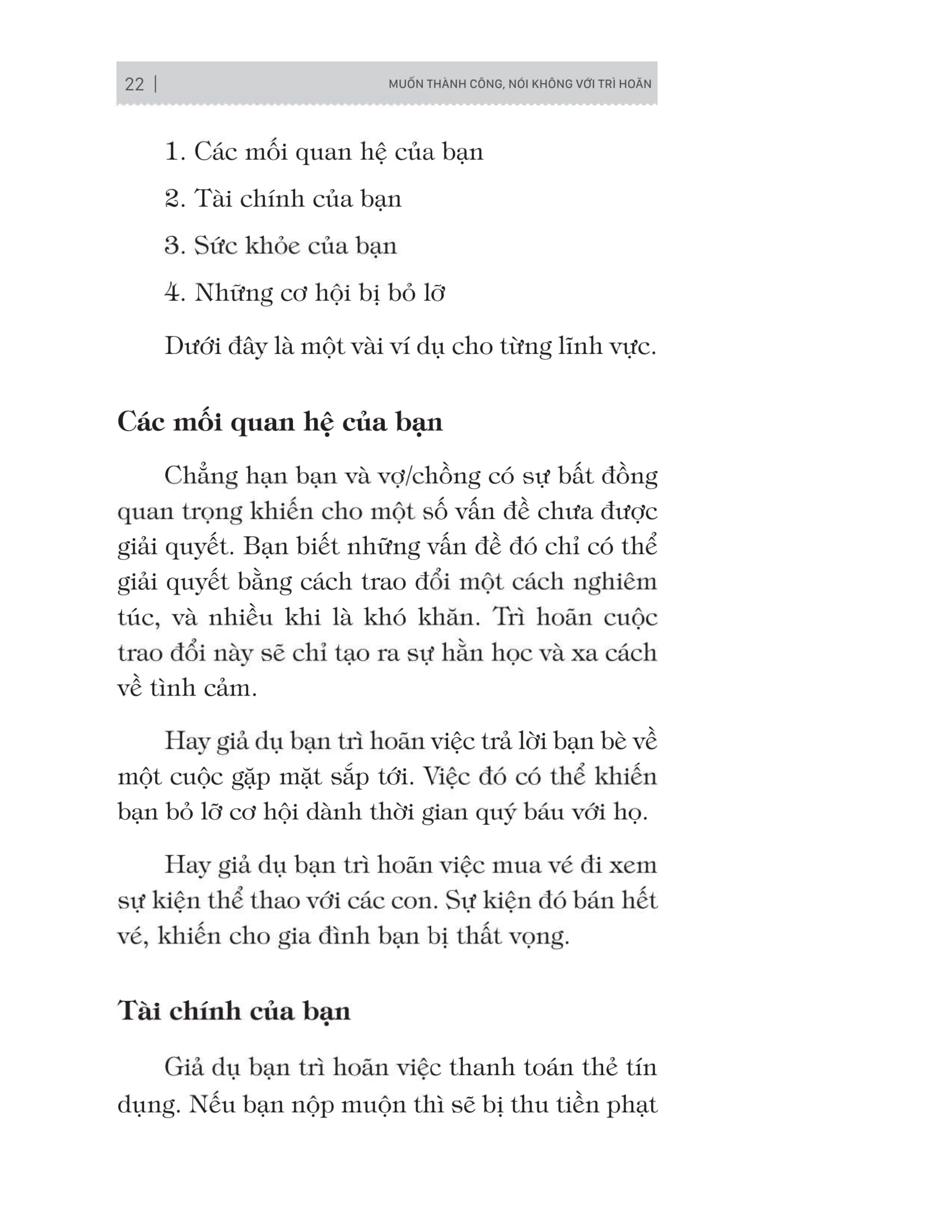 muốn thành công nói không với trì hoãn - 21 nguyên tắc vàng đập tan sự trì hoãn