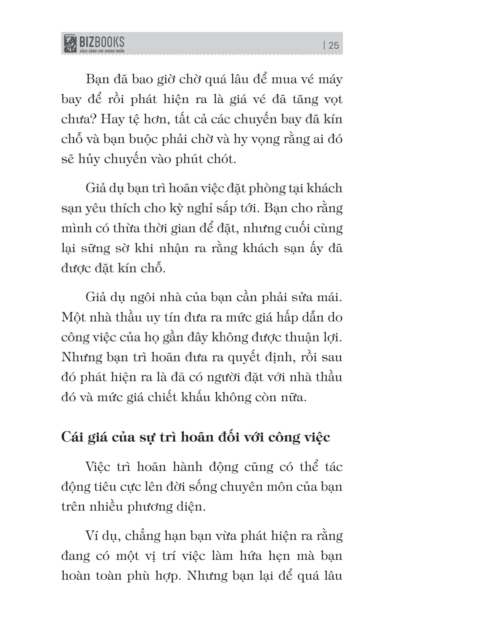 muốn thành công nói không với trì hoãn - 21 nguyên tắc vàng đập tan sự trì hoãn