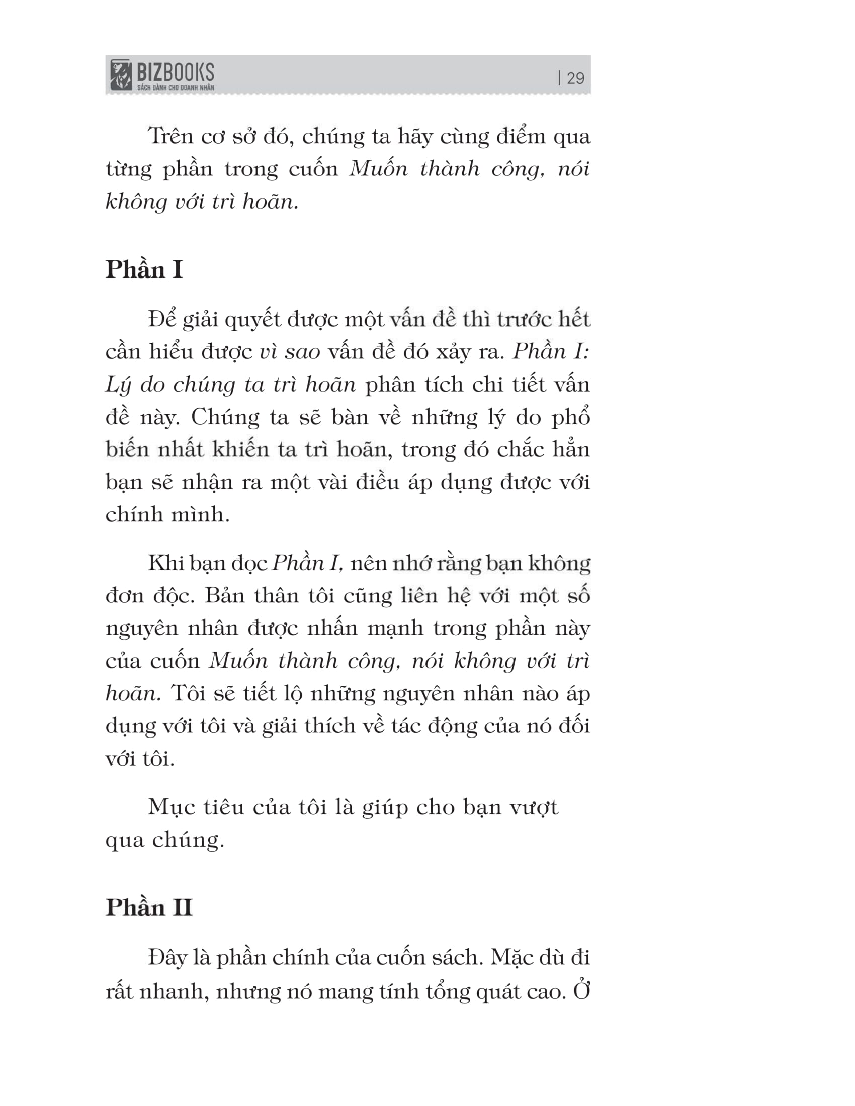 muốn thành công nói không với trì hoãn - 21 nguyên tắc vàng đập tan sự trì hoãn