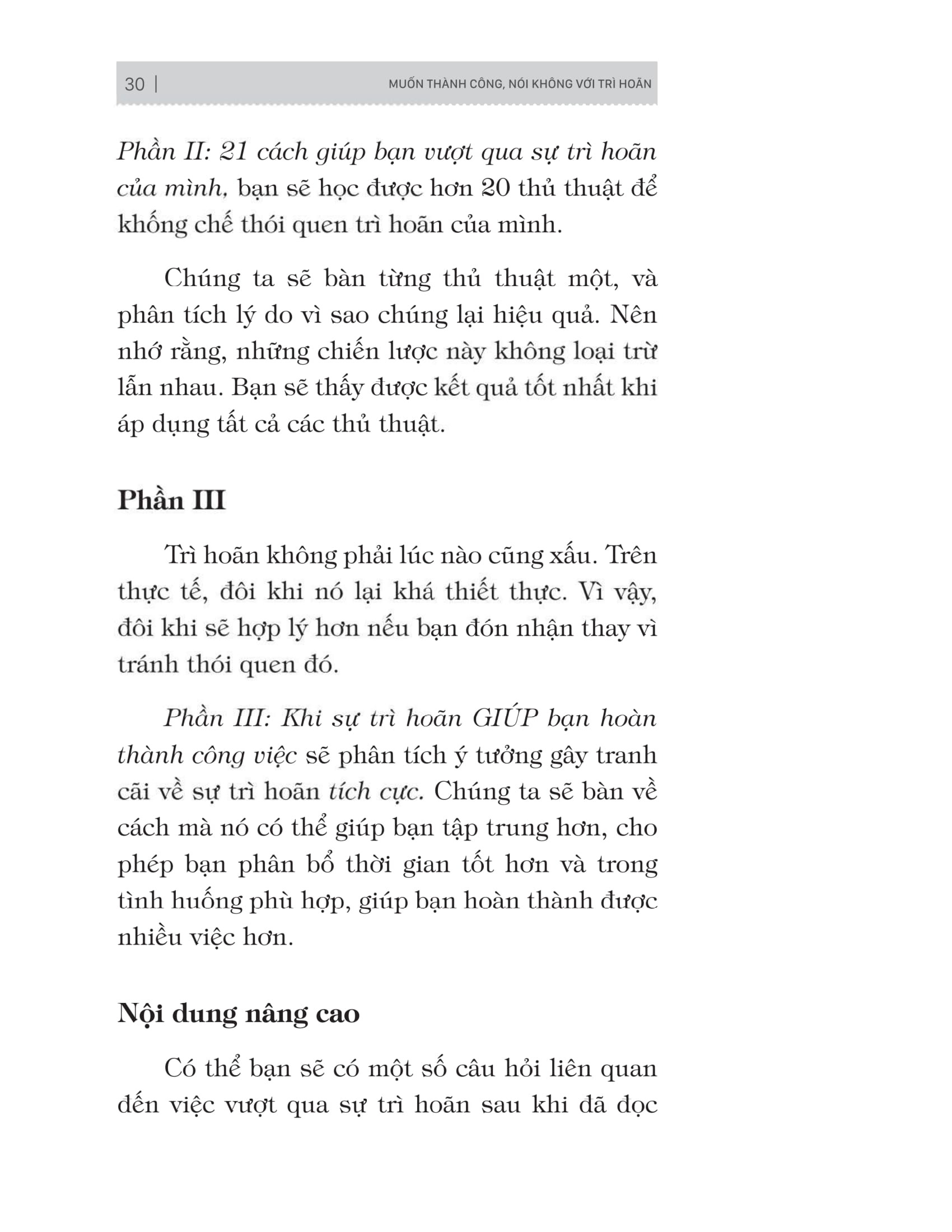 muốn thành công nói không với trì hoãn - 21 nguyên tắc vàng đập tan sự trì hoãn