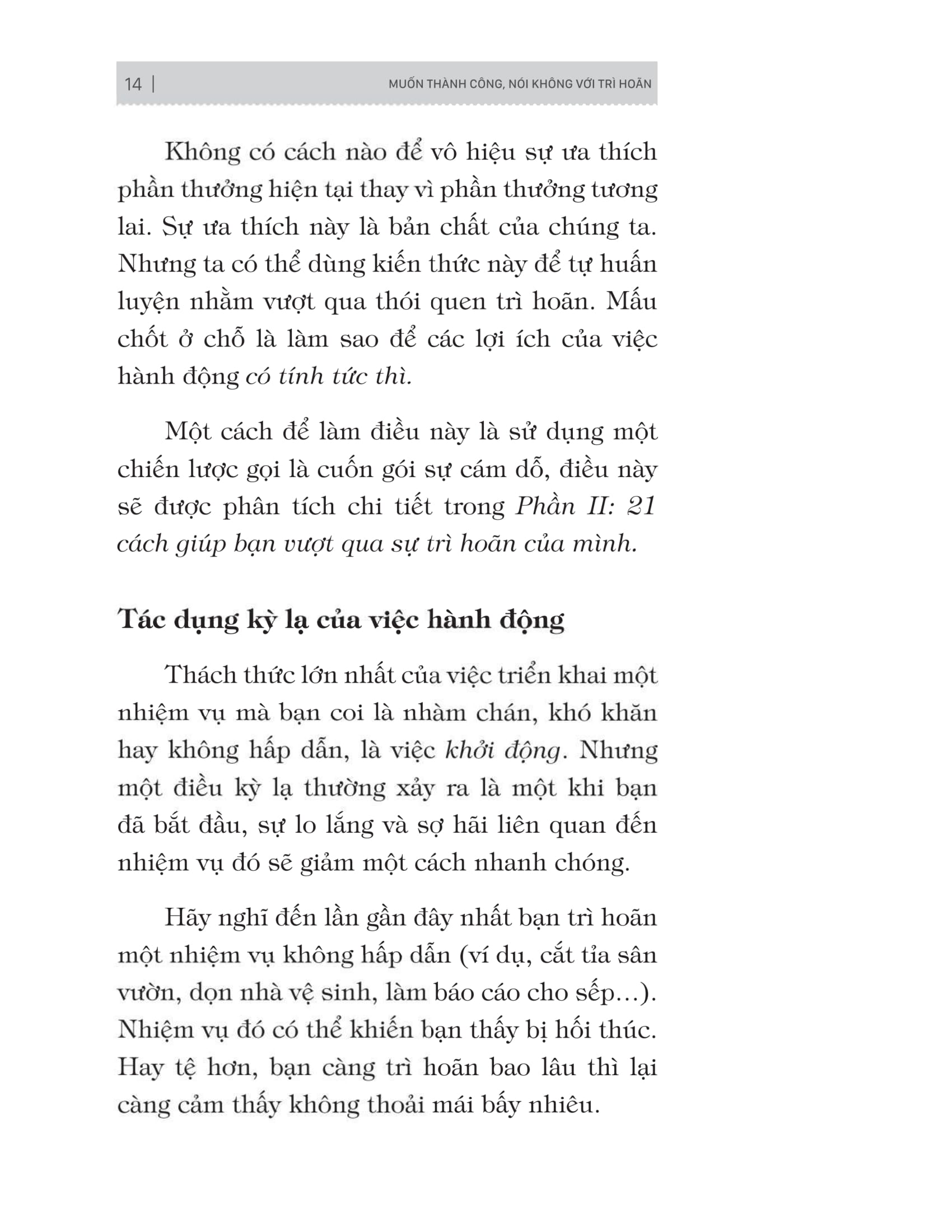 muốn thành công nói không với trì hoãn - 21 nguyên tắc vàng đập tan sự trì hoãn