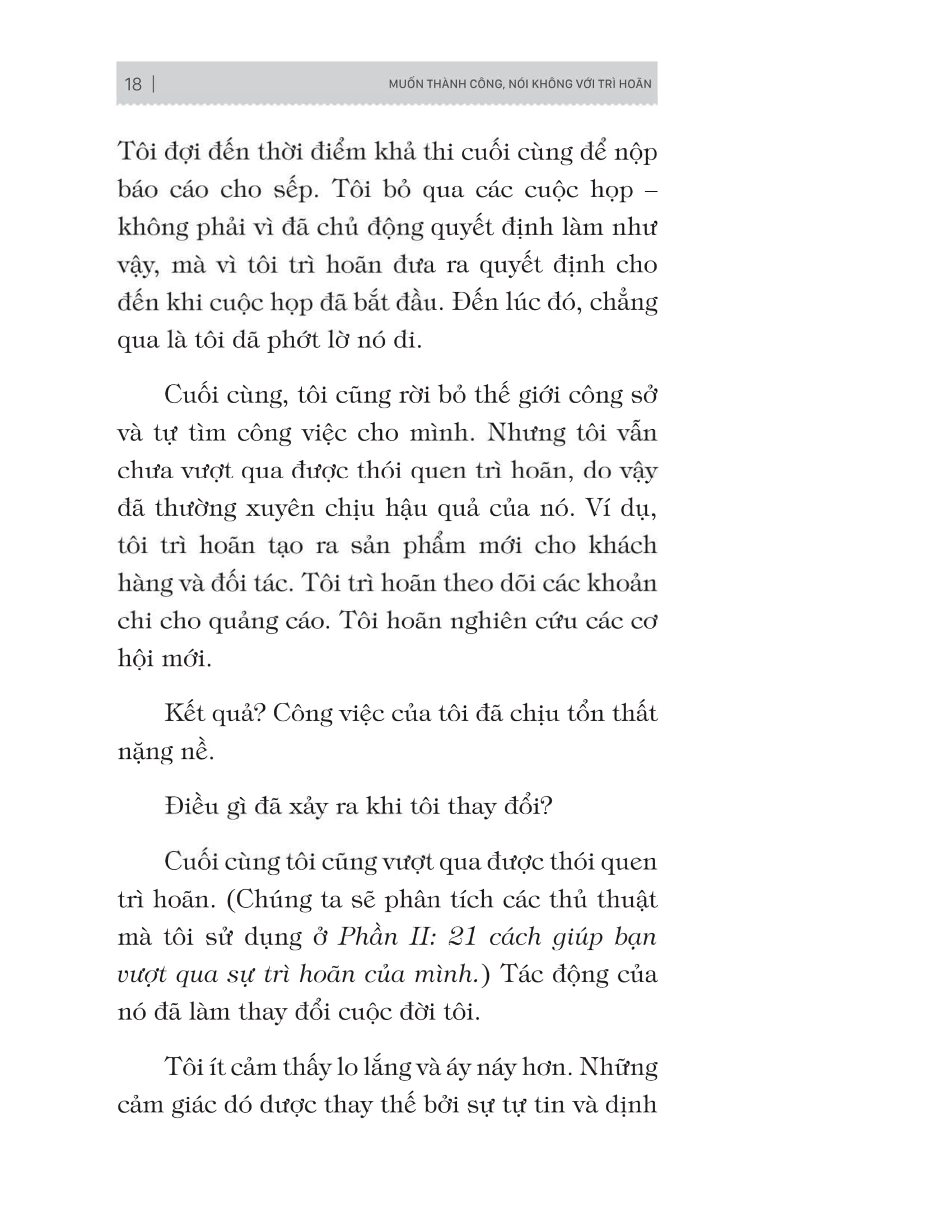 muốn thành công nói không với trì hoãn - 21 nguyên tắc vàng đập tan sự trì hoãn