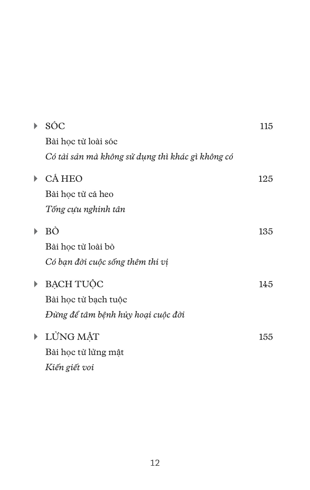 muông thú dạy ta bài học cuộc sống