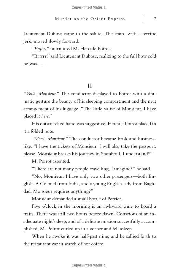 murder on the orient express: a hercule piorot mystery