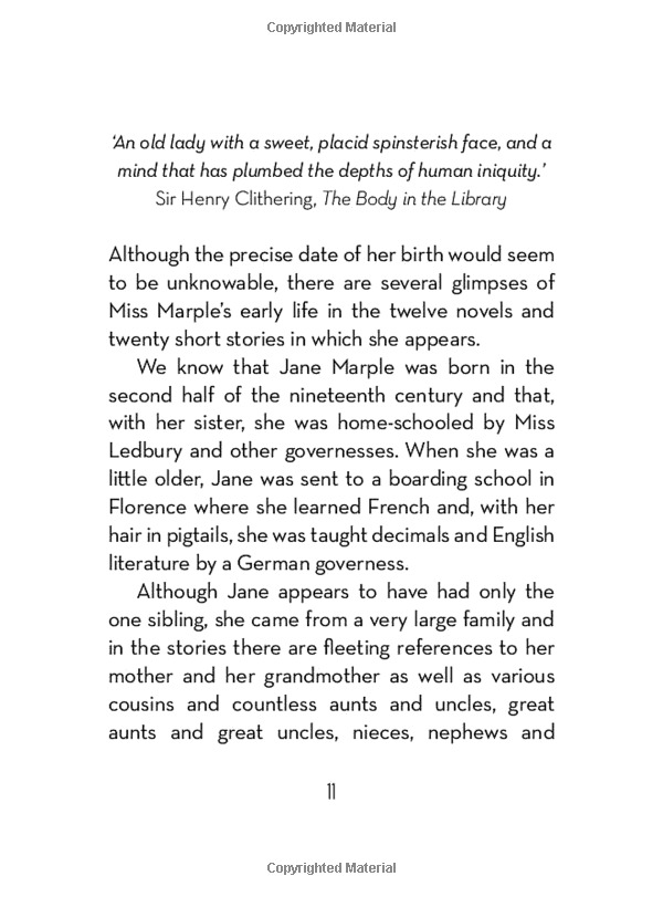 murder, she said: the quotable miss marple