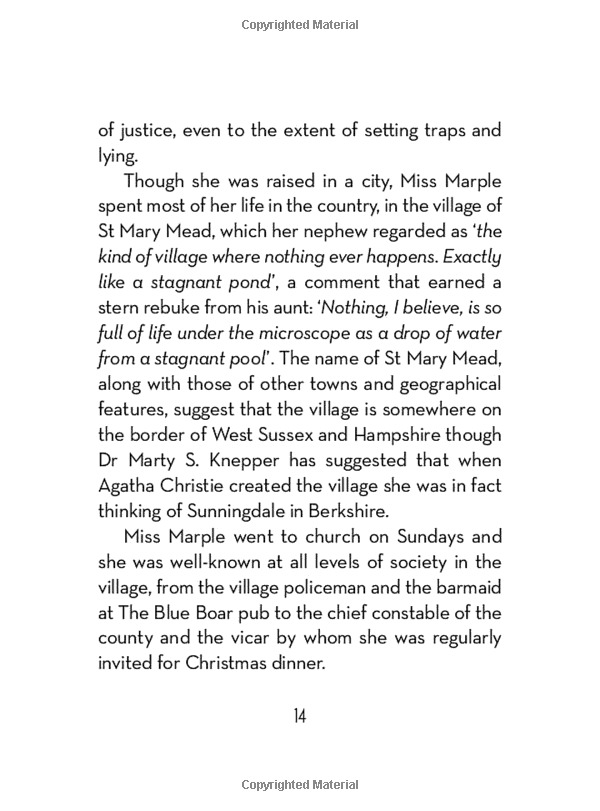 murder, she said: the quotable miss marple