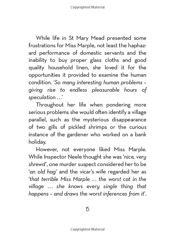 murder, she said: the quotable miss marple