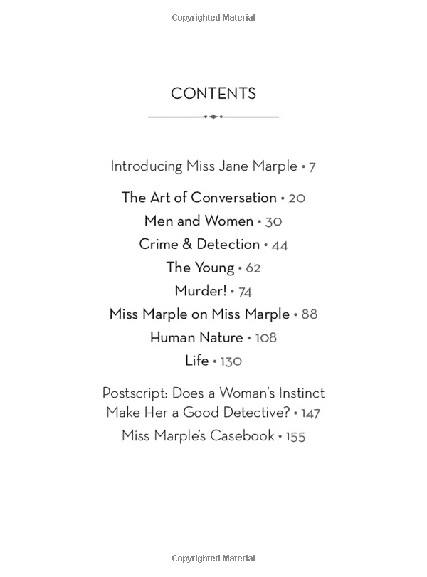 murder, she said: the quotable miss marple