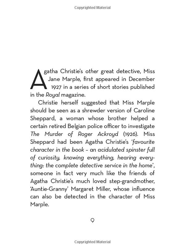 murder, she said: the quotable miss marple