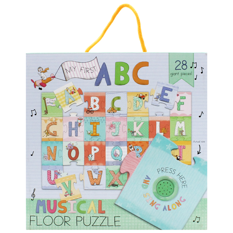 musical floor puzzle - my first abc (28 giant pieces)